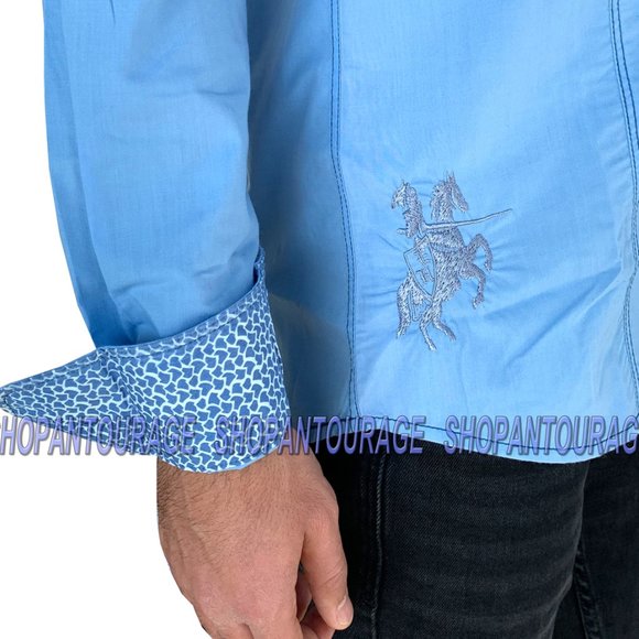 English Heroes EHW162 L/S Button Down Men`s Shirt - Picture 3 of 4